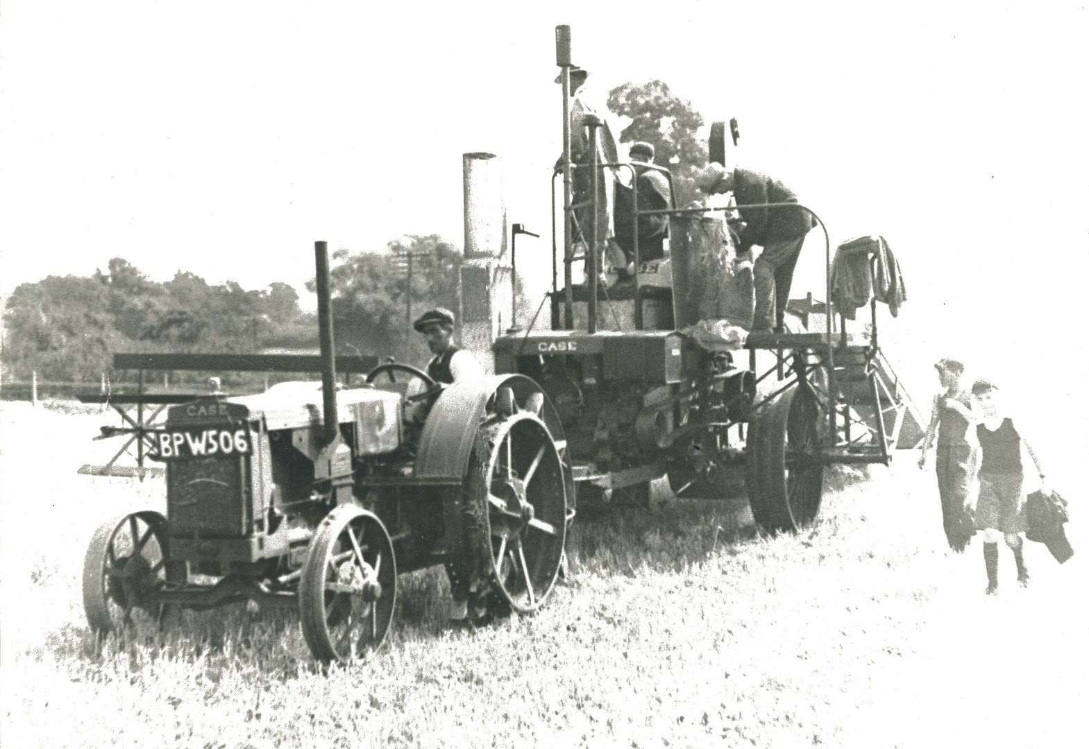Old Case Tractors in England Yesterday's Tractors